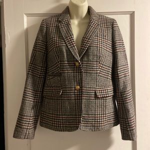 J. Crew Plaid Schoolboy Jacket Blazer
